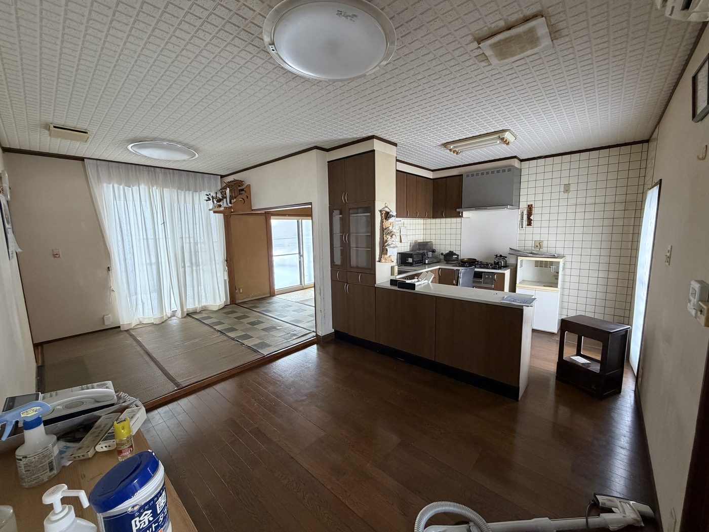 台所と和室をひと続きのLDKへ（施工前）